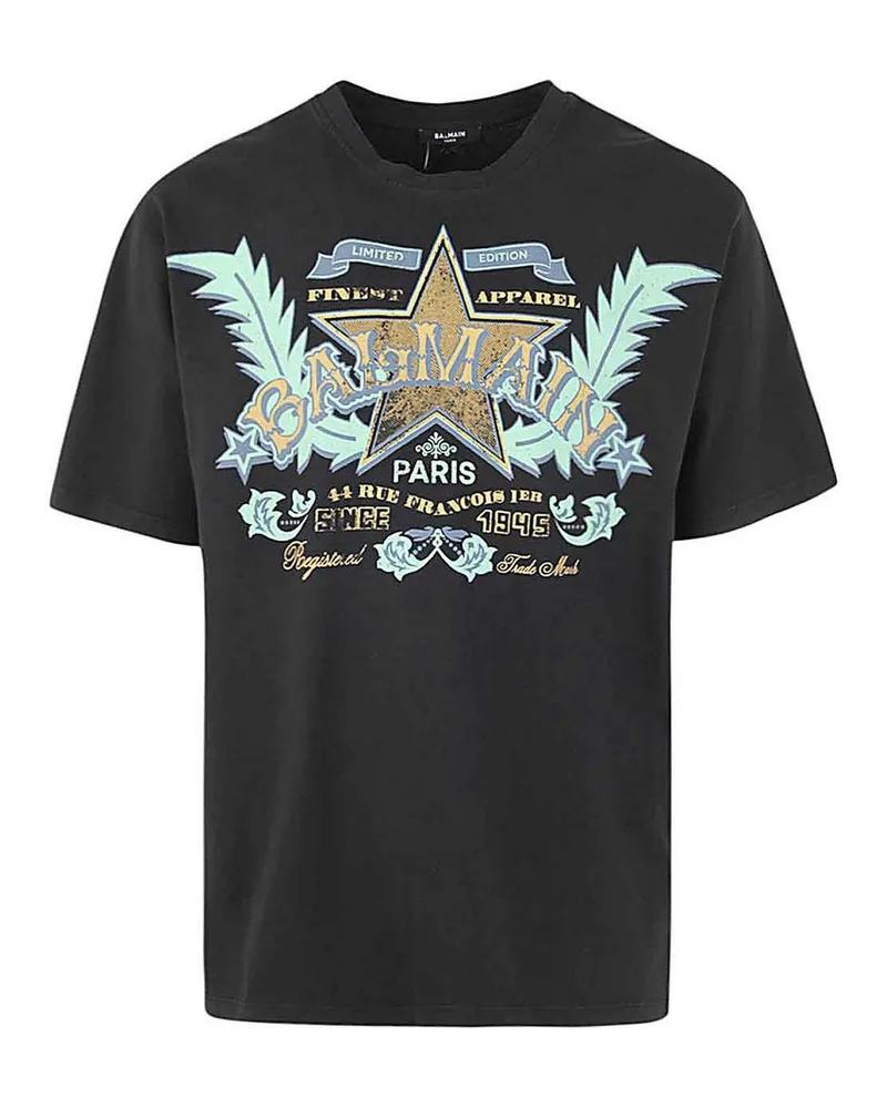 Balmain T-Shirt - Schwarz Schwarz