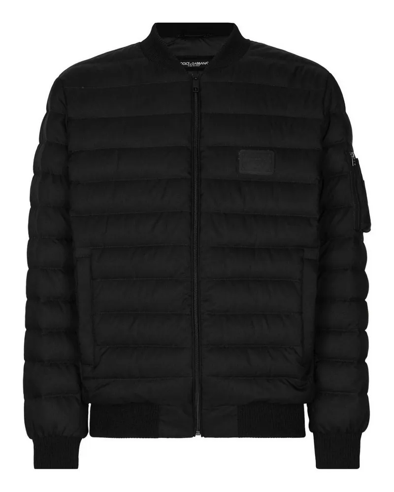 Dolce & Gabbana Daunenjacke - Schwarz Schwarz