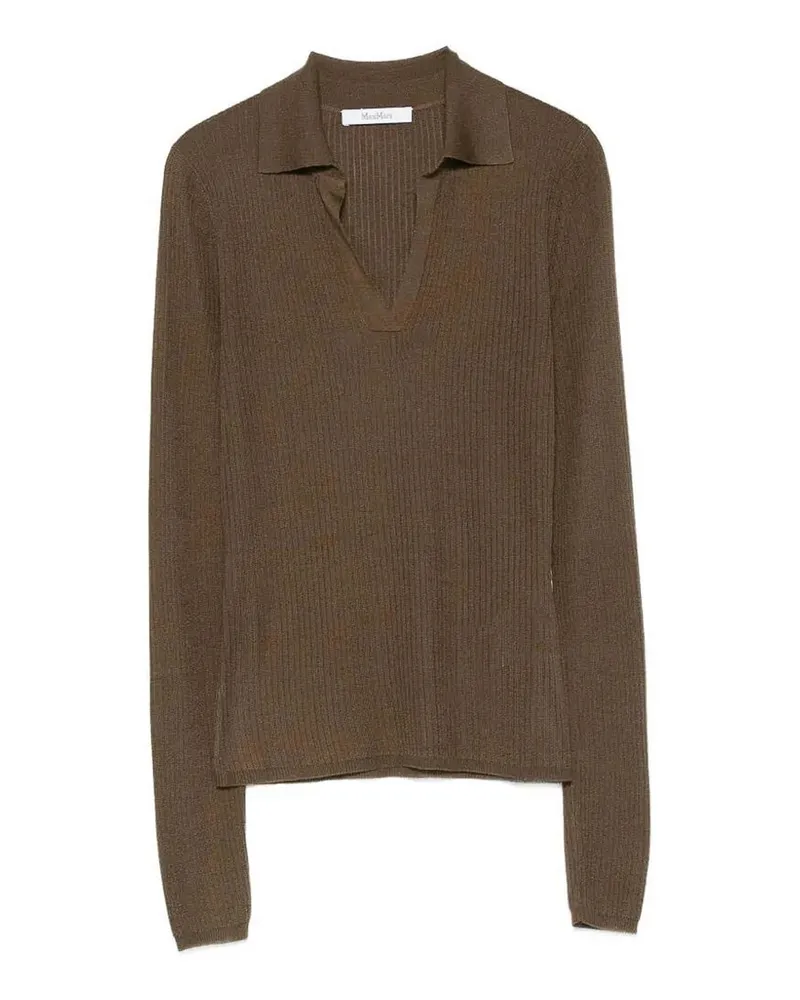 Max Mara Top - Hellbraun Hellbraun