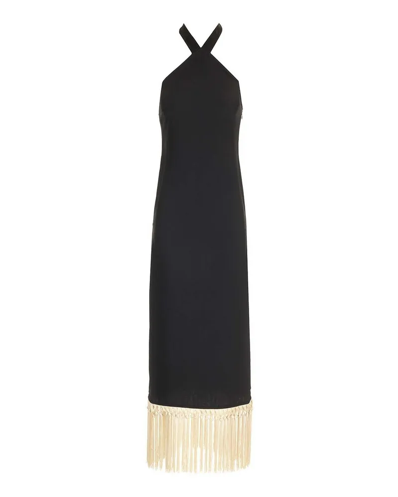 Taller Marmo Maxikleid - Schwarz Schwarz