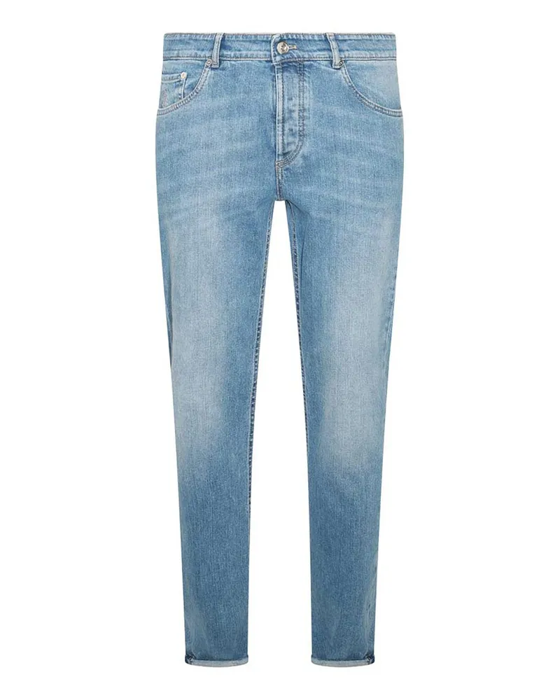 Brunello Cucinelli Straight Leg Jeans - Jeansblau Jeansblau