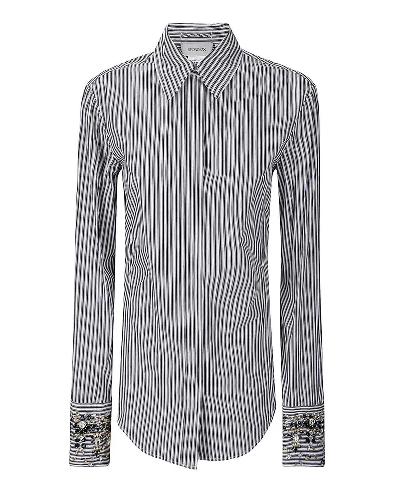 SPORTMAX Hemd - Schwarz Schwarz