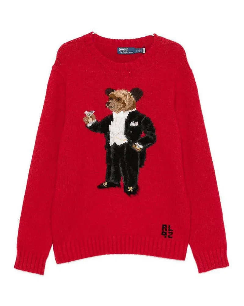 Ralph Lauren Rundhalspullover - Rot Rot