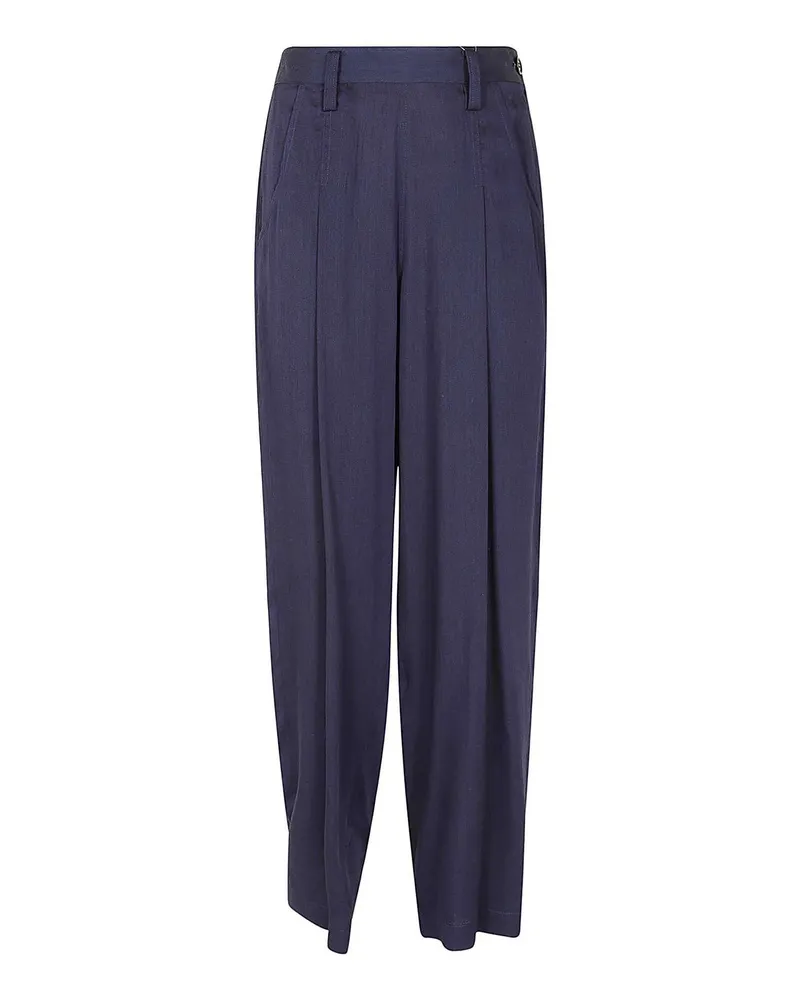 Yohji Yamamoto Casual Hose - Dunkles Jeansblau Dunkles
