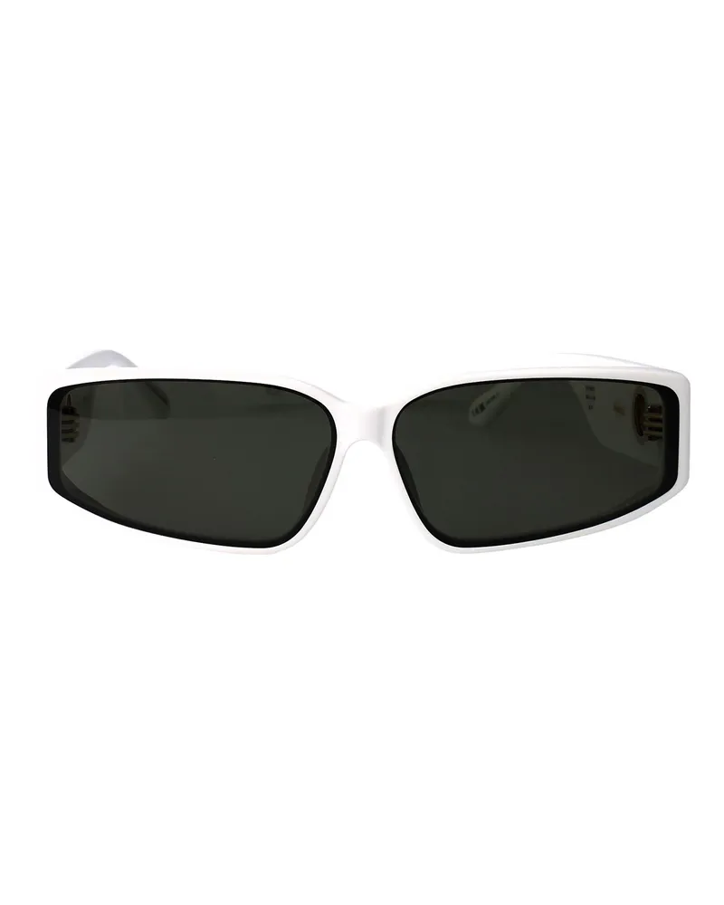 Linda Farrow Sonnenbrille - Weiß Weiß