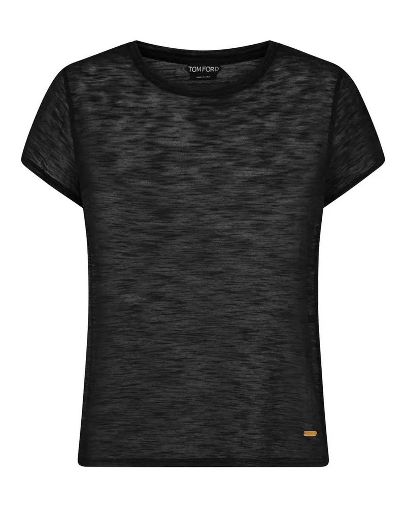 Tom Ford Rundhalspullover - Schwarz Schwarz