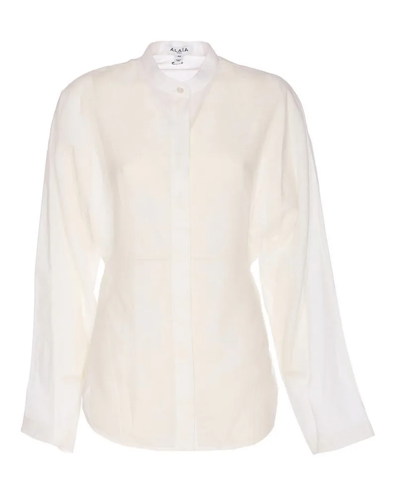 Alaïa Hemd - Weiß Weiß