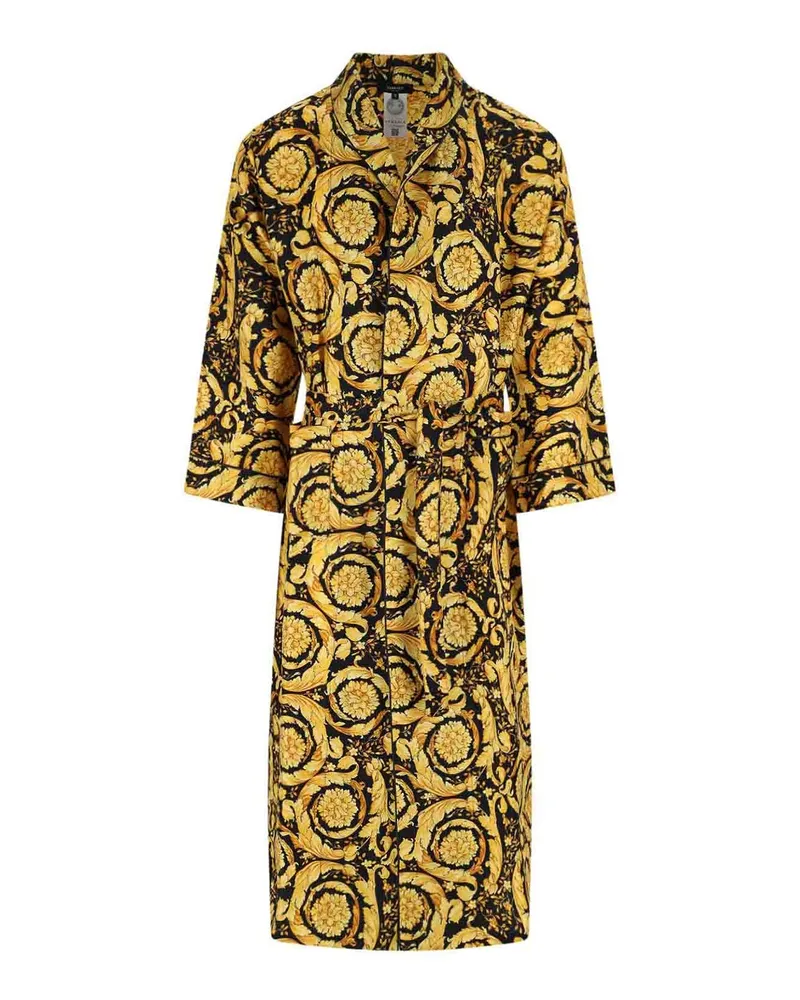 Versace Knielanges Kleid - Schwarz Schwarz