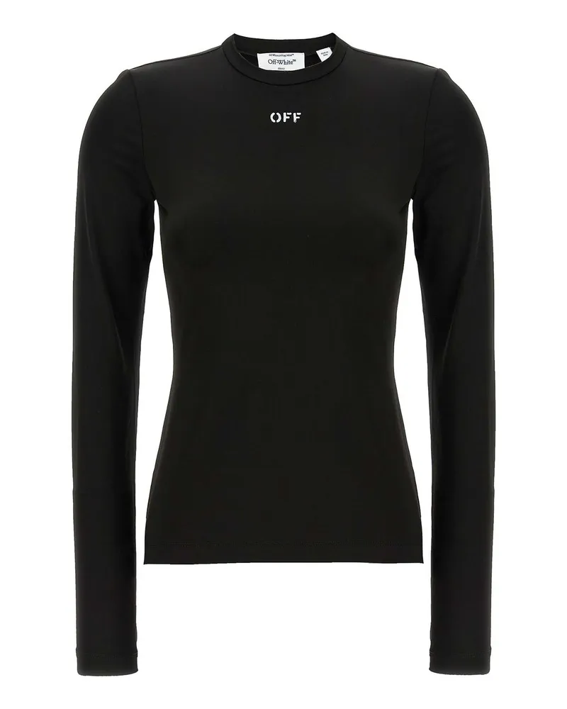 OFF-WHITE Rundhalspullover - Schwarz Schwarz