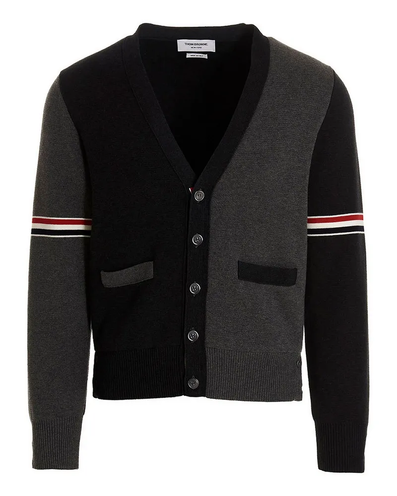 Thom Browne Cardigan - Grau Grau