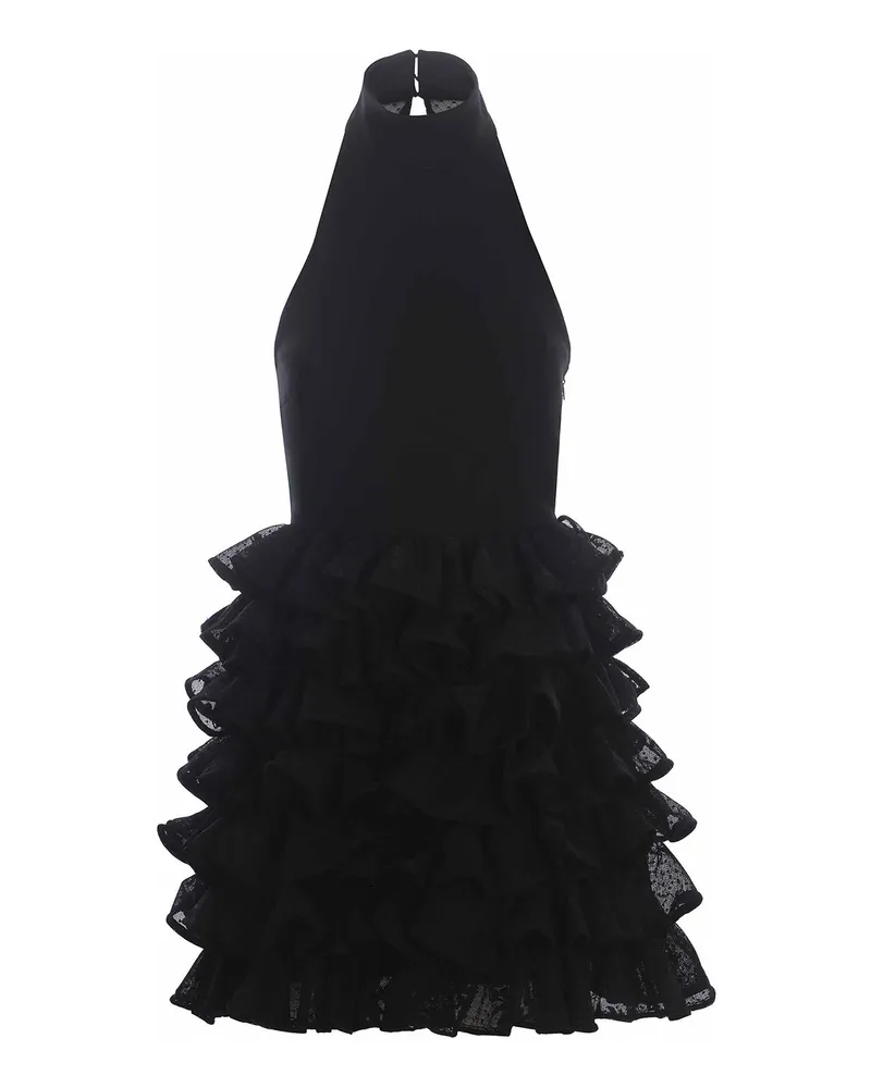 ROTATE Birger Christensen Kurzes Kleid - Schwarz Schwarz