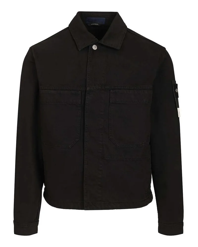 Stone Island Jeansjacke - Schwarz Schwarz