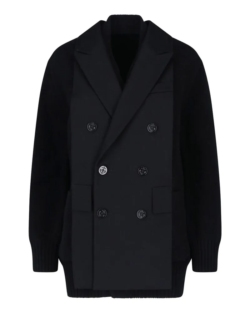 Sacai Cardigan - Schwarz Schwarz