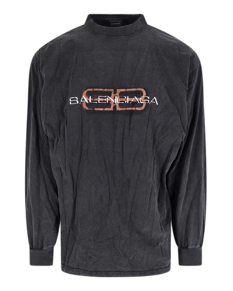 Balenciaga Sweatshirt - Schwarz Schwarz
