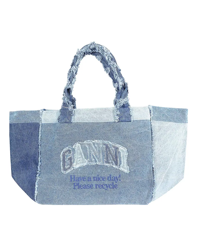 Ganni Shopper - Blau Blau
