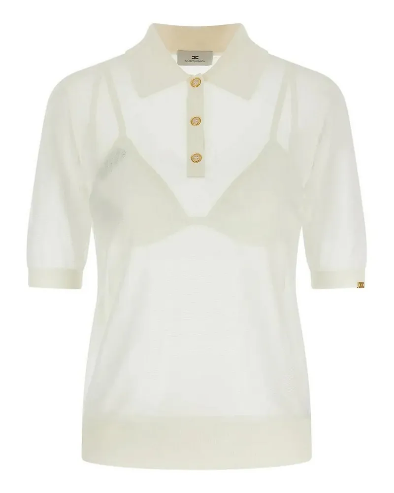 Elisabetta Franchi Rollkragenpullover - Creme Creme