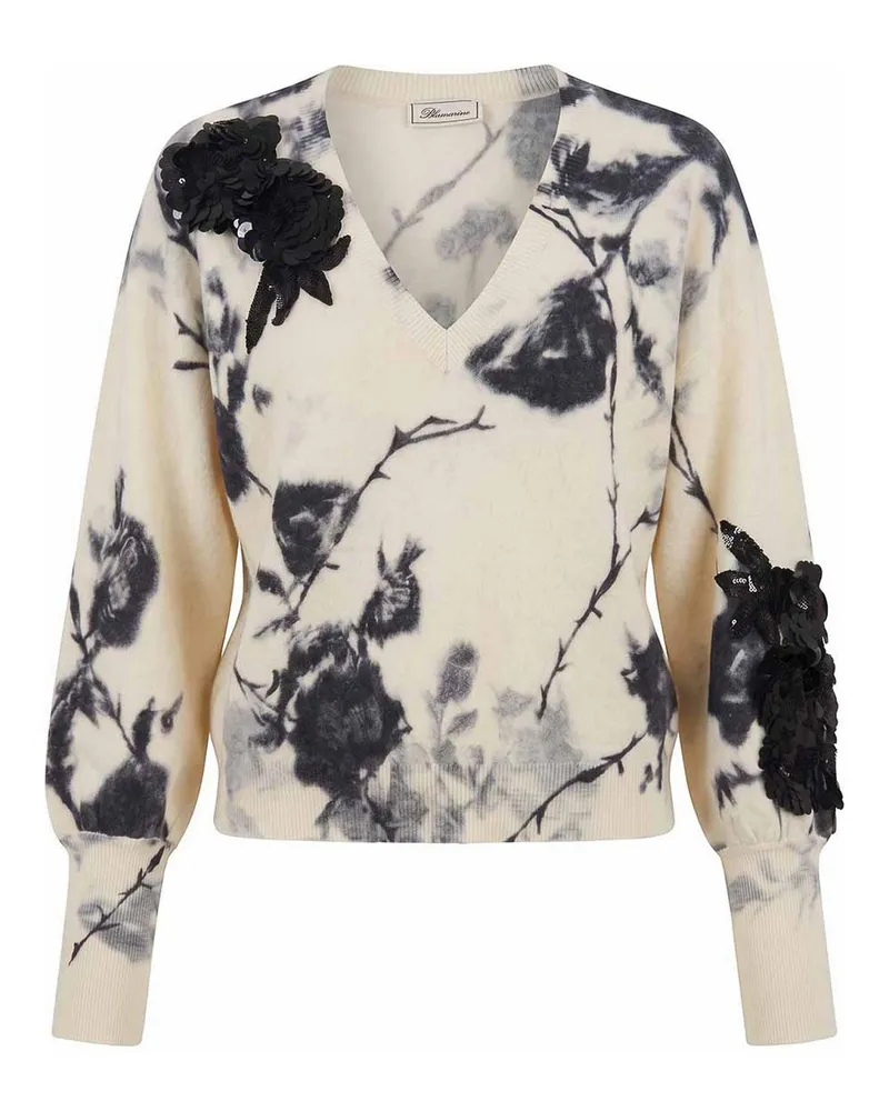 Blumarine Rundhalspullover - Rosa Rosa