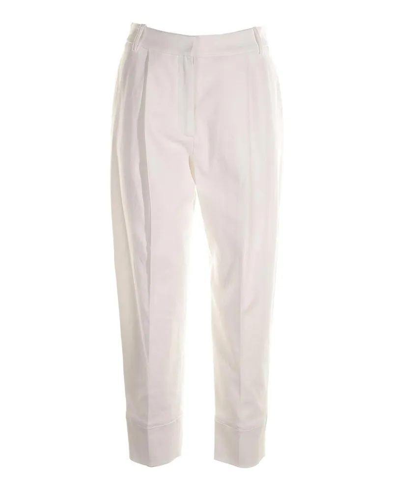 Eleventy Formale Hose - Creme Creme