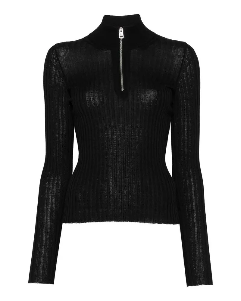 MRZ Rundhalspullover - Schwarz Schwarz