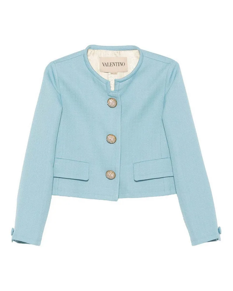 Valentino Garavani Kurzer Mantel - Blau Blau