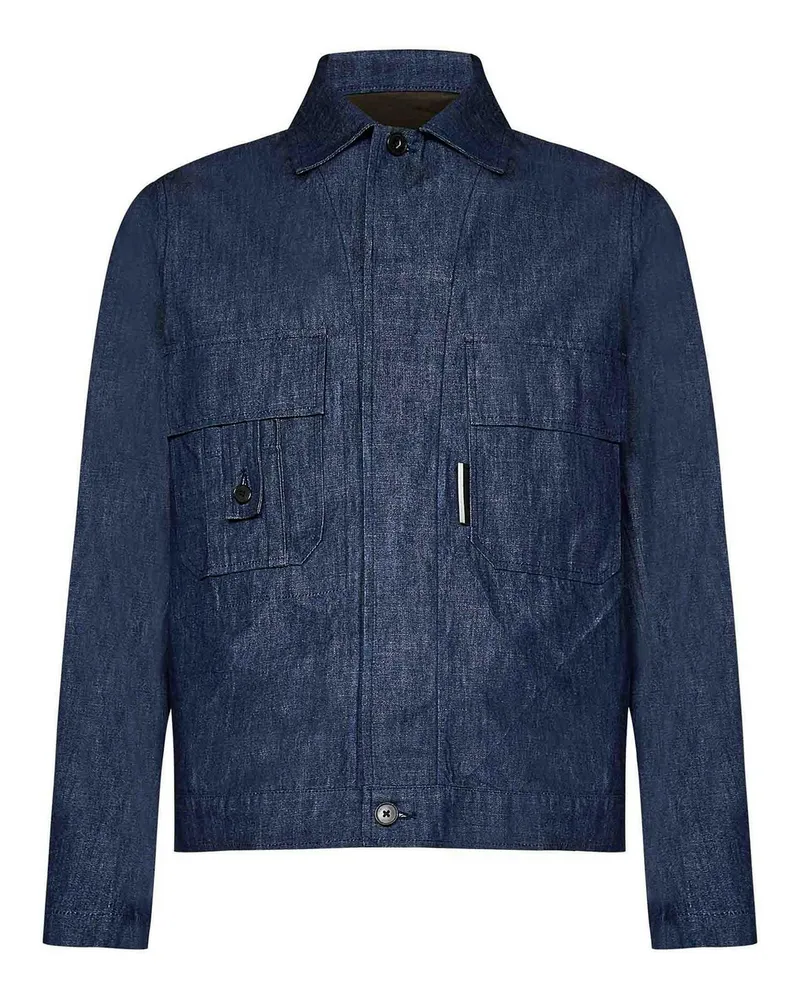 Low Brand Jeansjacke - Blau Blau