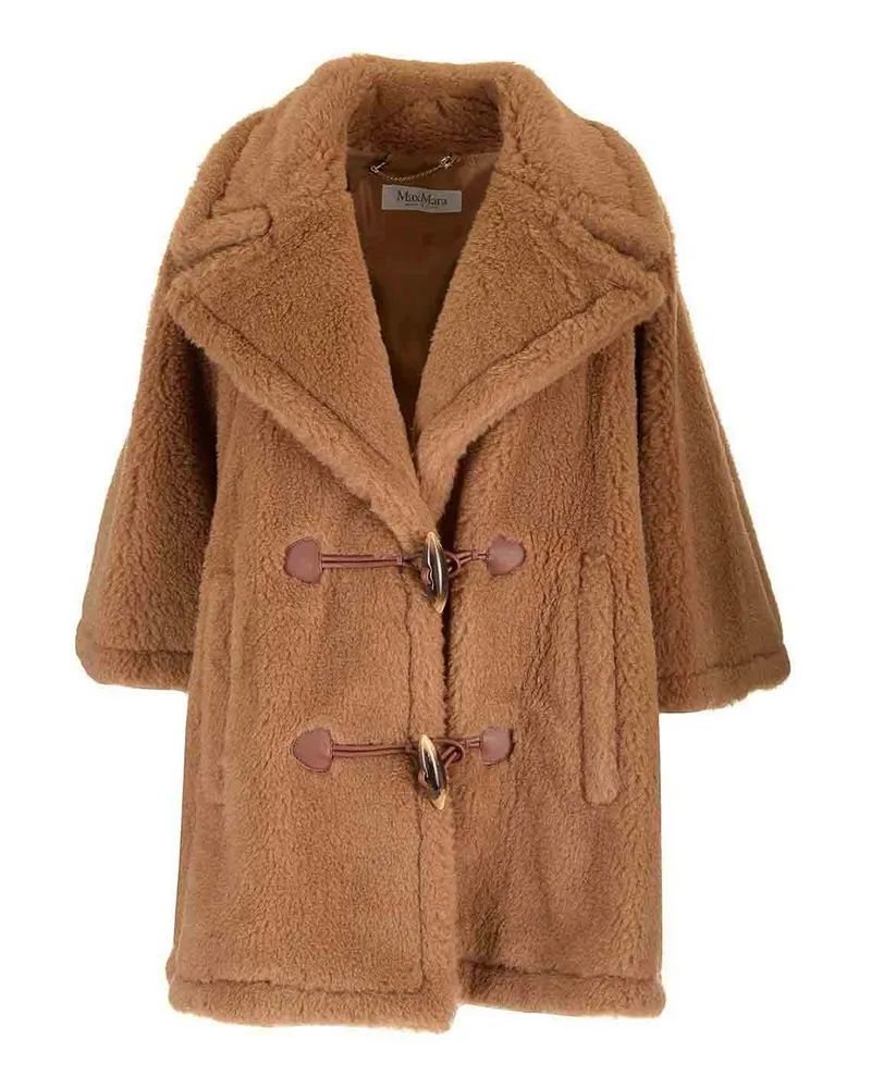 Max Mara Knielanger Mantel - Beige Beige