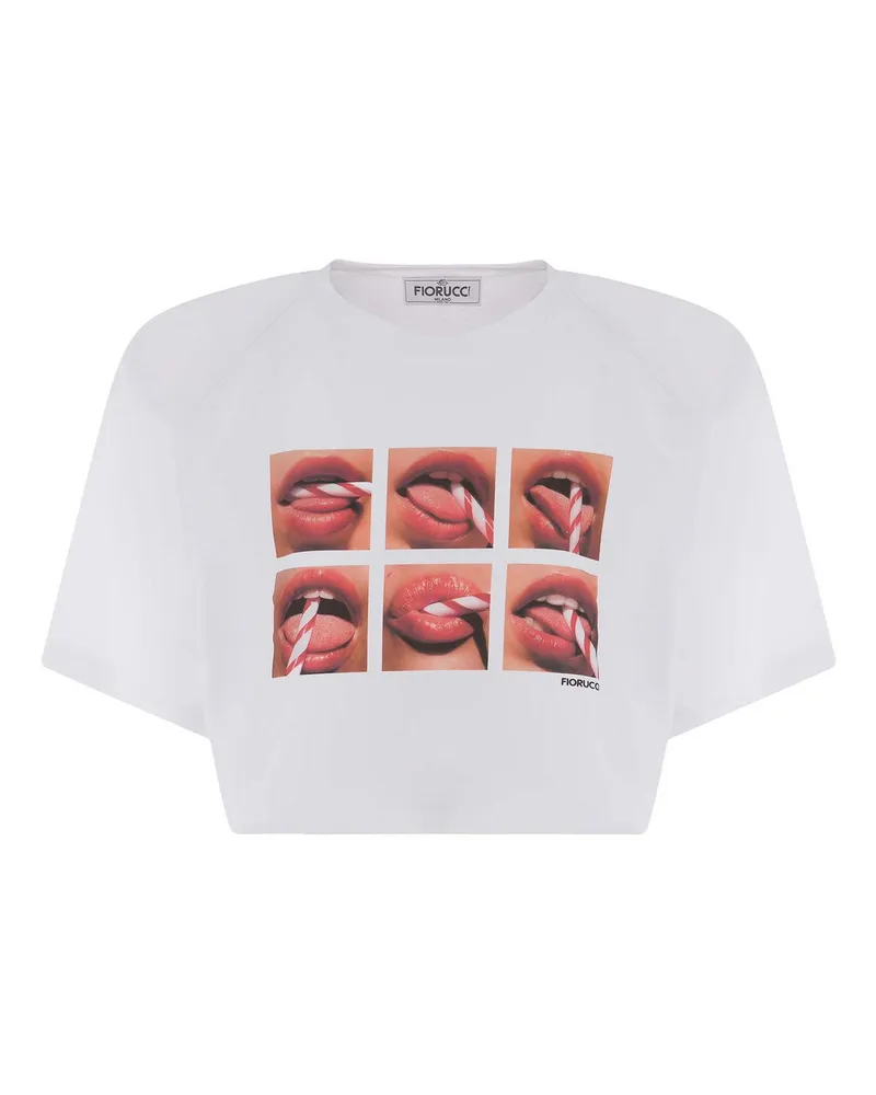 Fiorucci T-Shirt - Weiß Weiß