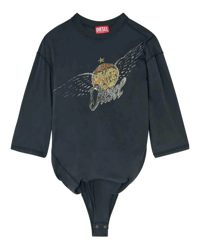 Diesel Top - Schwarz Schwarz