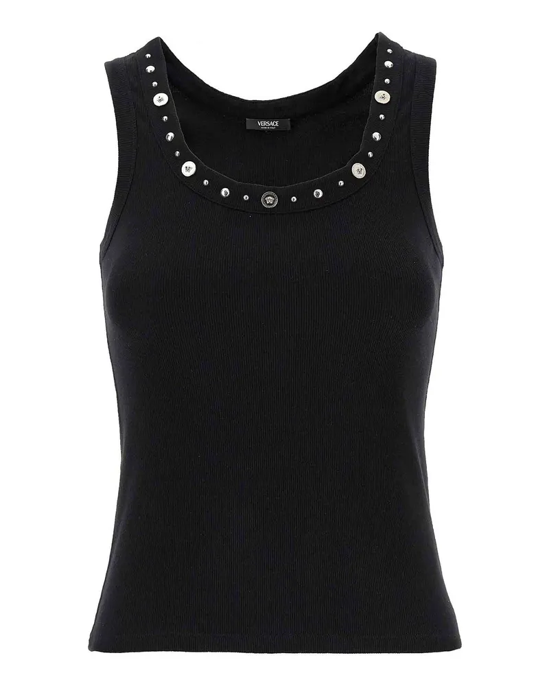 Versace Top - Schwarz Schwarz