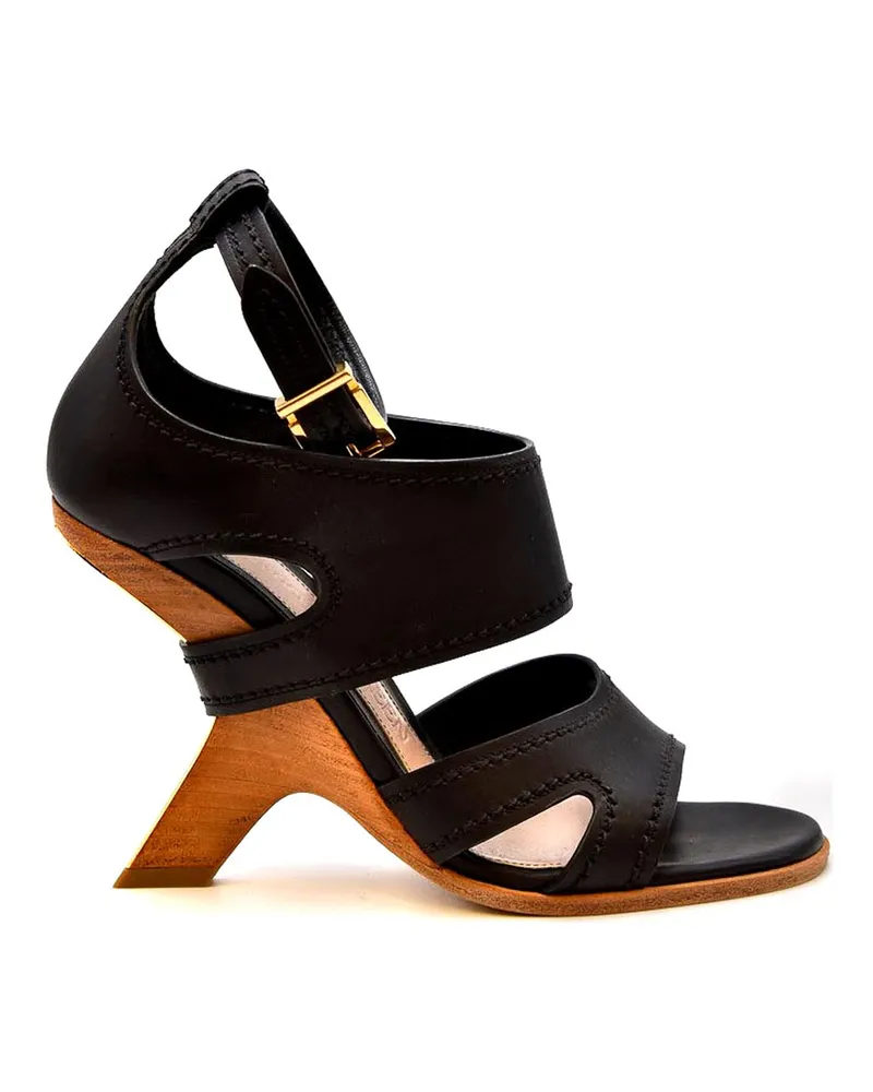 Alexander McQueen Sandalen - Schwarz Schwarz