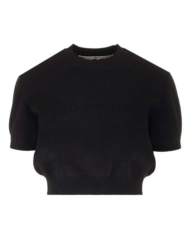 Alexander Wang Rundhalspullover - Schwarz Schwarz