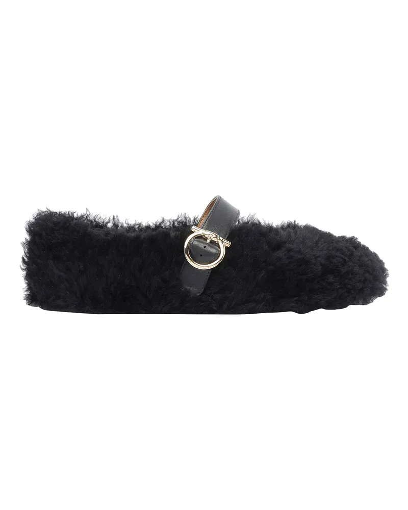Ferragamo Ballerinas - Schwarz Schwarz