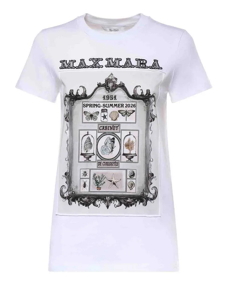 Max Mara T-Shirt - Weiß Weiß