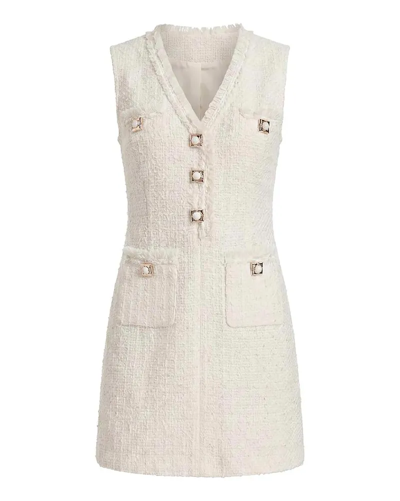 Self-Portrait Kurzes Kleid - Creme Creme