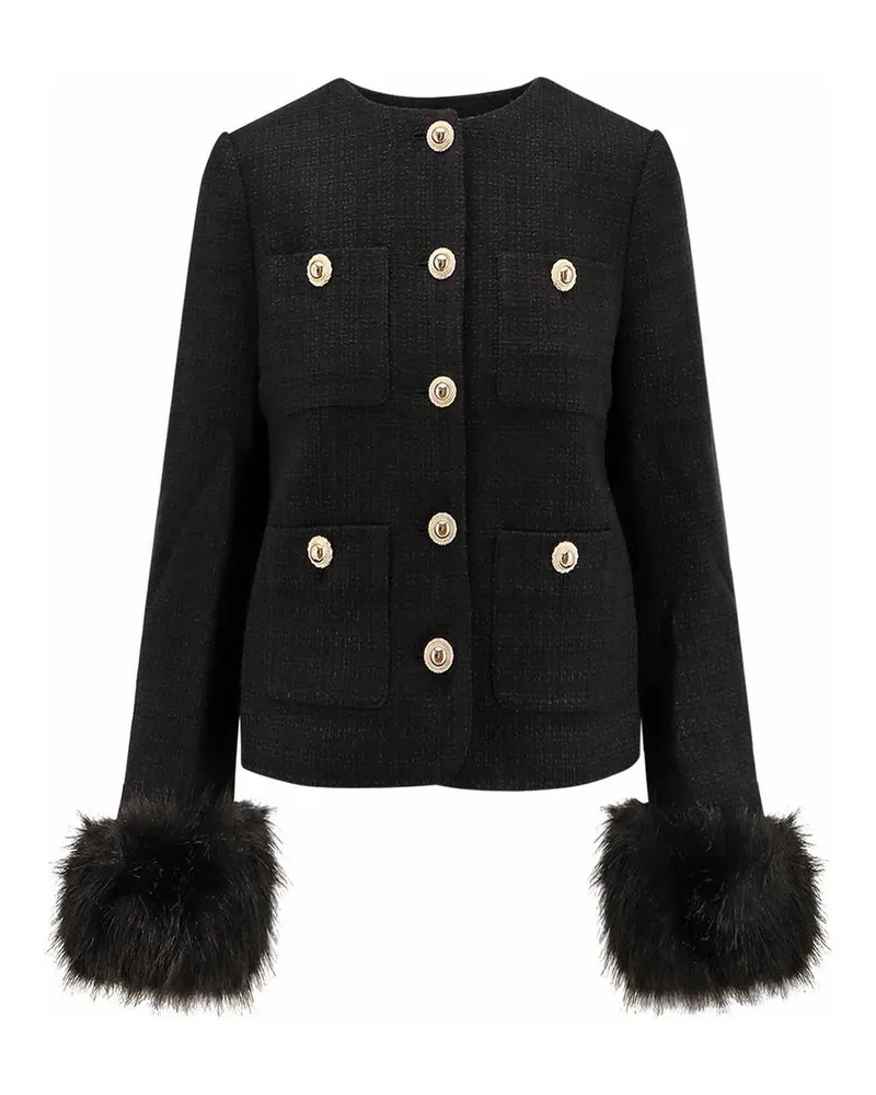 Self-Portrait Blazer - Schwarz Schwarz