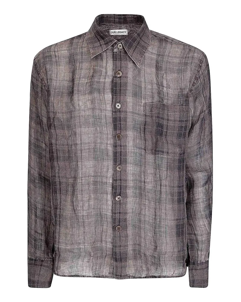 Our Legacy Hemd - Schwarz Schwarz