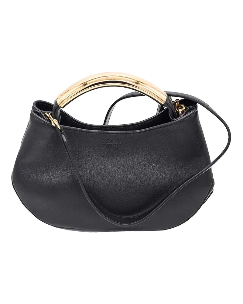 Moschino Schultertasche - Schwarz Schwarz