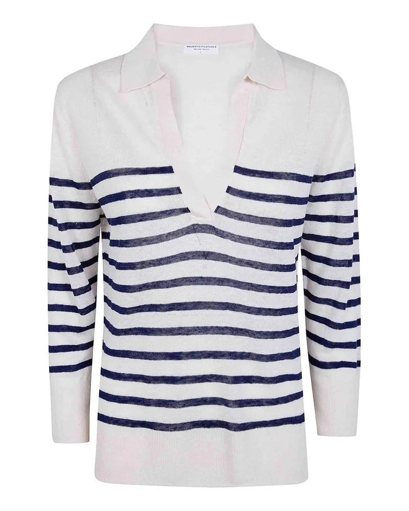 Majestic Poloshirt - Blau Blau