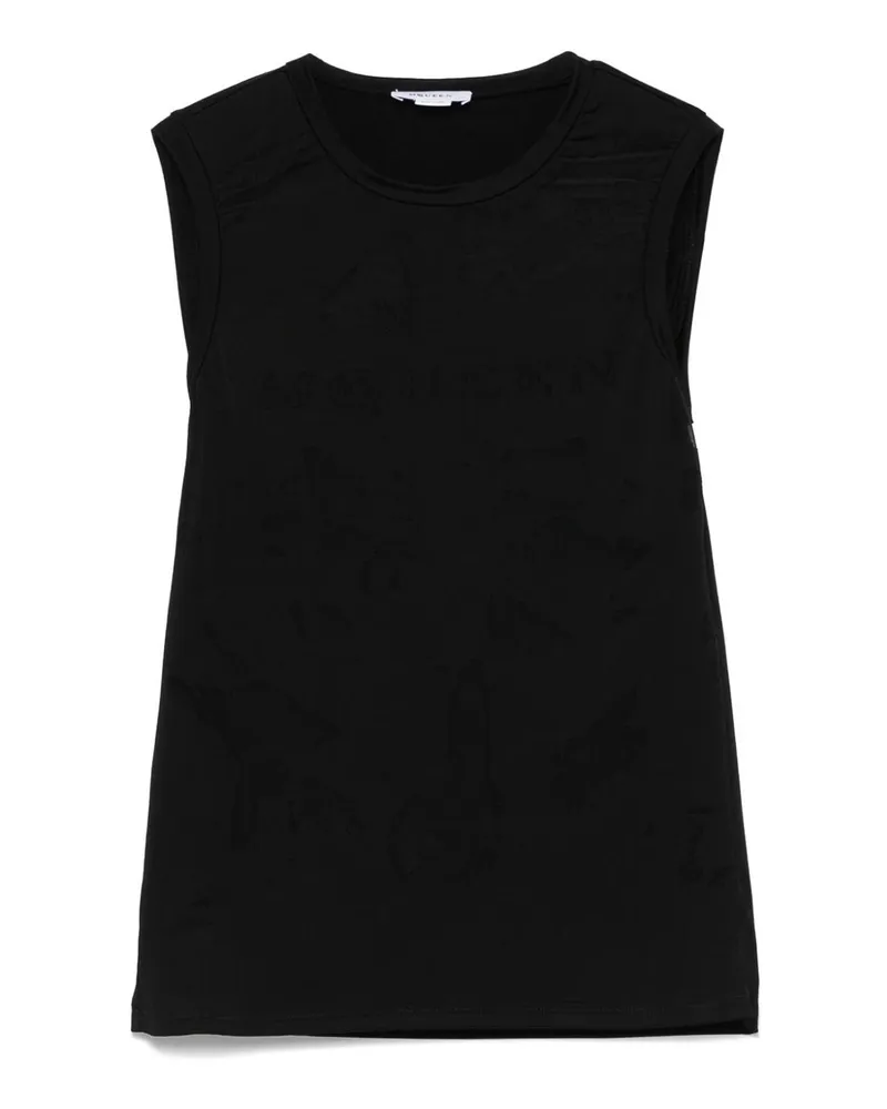 Alexander McQueen Rundhalspullover - Schwarz Schwarz