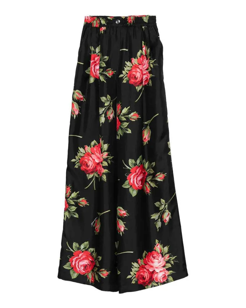 Dolce & Gabbana Casual Hose - Schwarz Schwarz