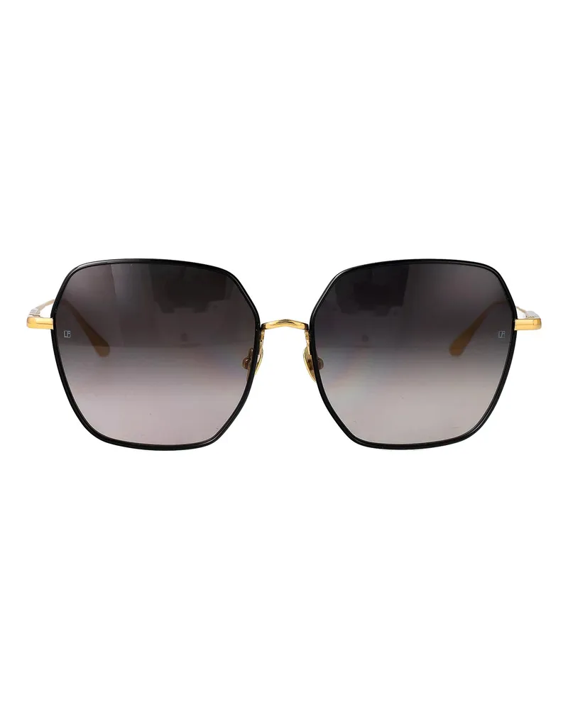 Linda Farrow Sonnenbrille - Schwarz Schwarz