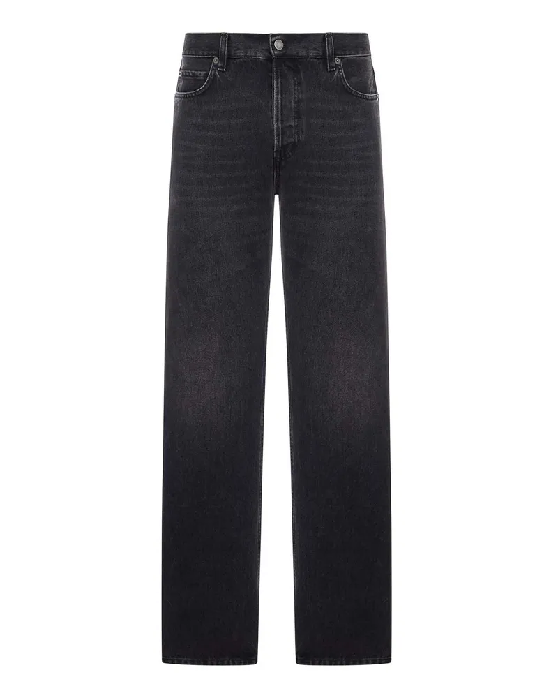Haikure Straight Leg Jeans - Schwarz Schwarz