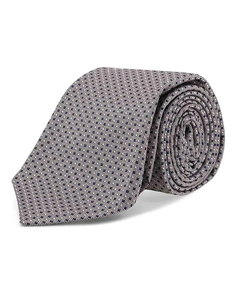 Kiton Krawatte - Dunkelgrau Dunkelgrau