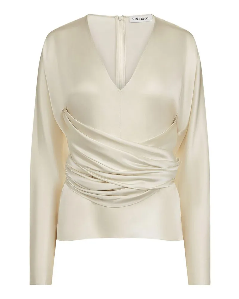 Nina Ricci Top - Weiß Weiß