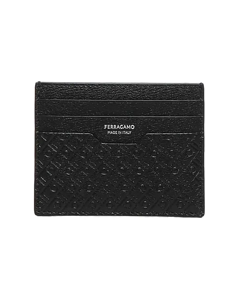Ferragamo Portemonnaie - Schwarz Schwarz