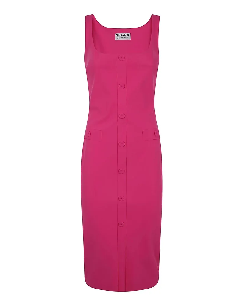 Chiara Boni Knielanges Kleid - Rosa Rosa
