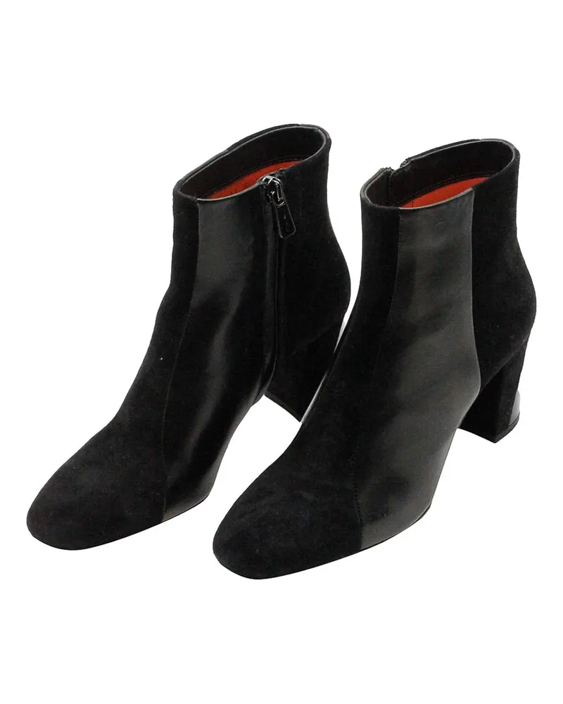 Santoni Stiefel - Schwarz Schwarz