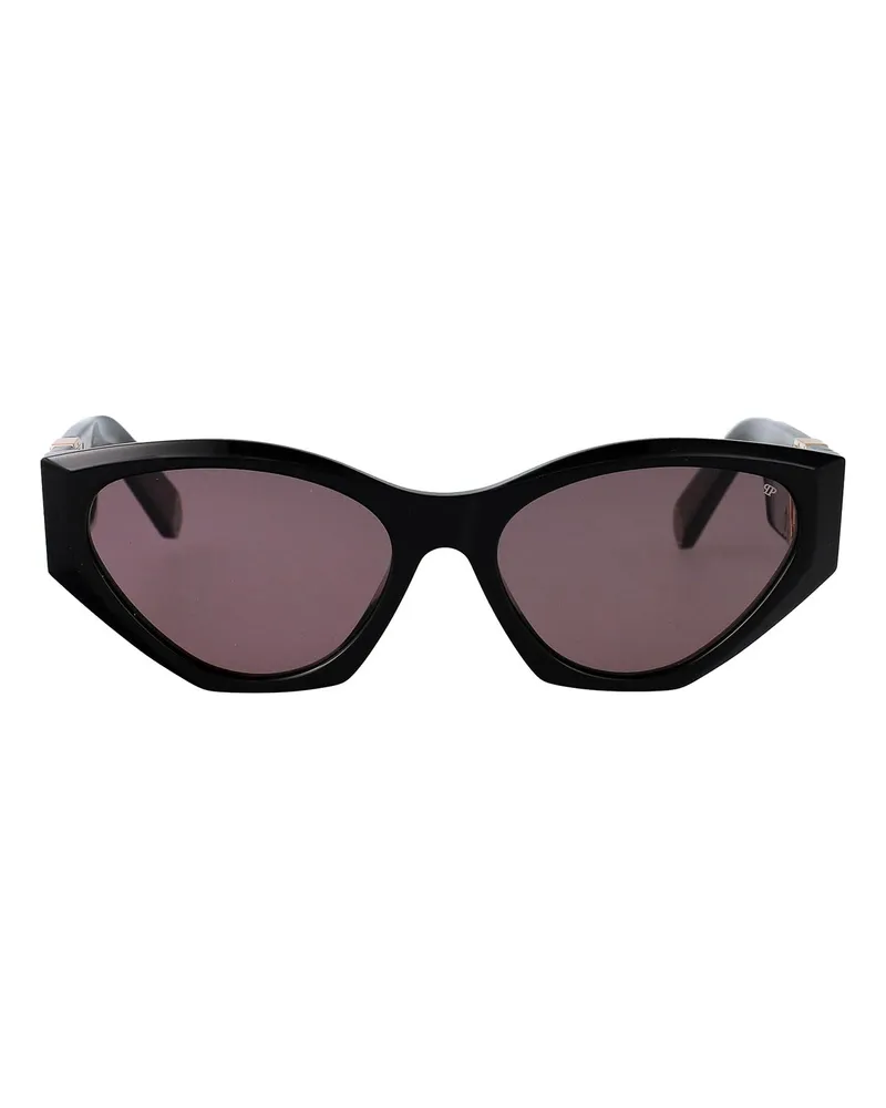 Philipp Plein Sonnenbrille - Schwarz Schwarz