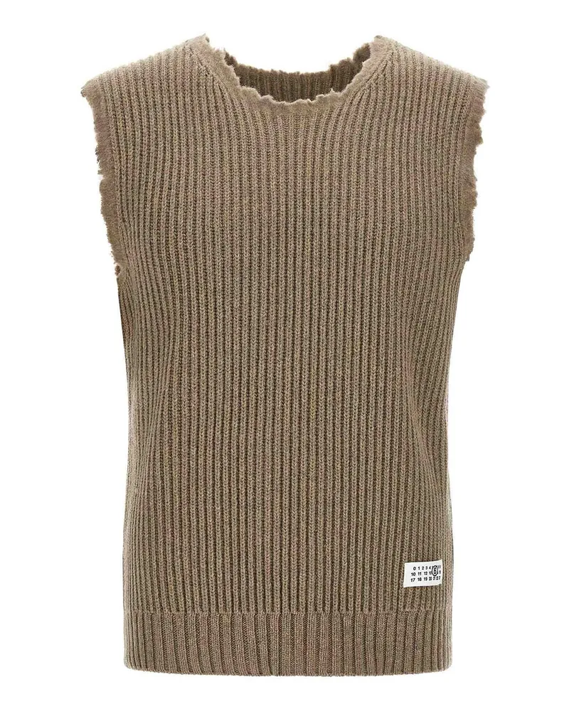Maison Margiela Weste - Beige Beige