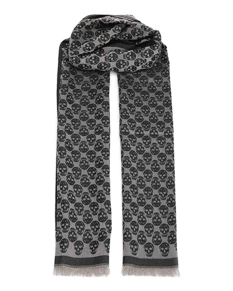 Alexander McQueen Schal - Schwarz Schwarz
